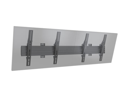 Video Wall 2x1 Tilt Mount TV superimposed 2